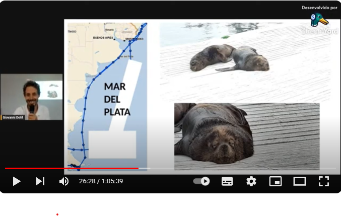 Expedição do veleiro do Brasil à Antártica - formação de ciclone na região de Mar del Plata