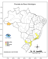 01/01/2026 - Previsão de Riscos Geo-Hidrológicos