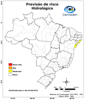 01/08/2025 - Previsão de riscos geo-hidrológicos