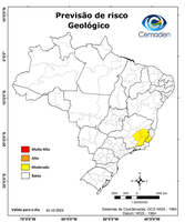 01/12/2023 - Previsão de riscos geo-hidrológicos