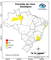 02/01/2023 - Previsão de riscos geo-hidrológicos