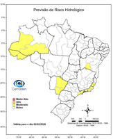 02/02/2026 - Previsão de Riscos Geo-Hidrológicos