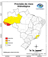 02/03/2024 - Previsão de Riscos Geo-Hidrológicos