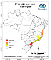 02/12/2022 - Previsão de Riscos Geo-hidrológicos