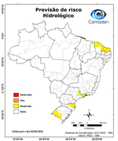 03/03/2023 - Previsão de Riscos Geo-hidrológicos