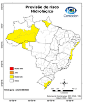 03/05/2023 - Previsão de Risco Geo-Hidrológicos