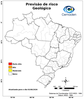 03/08/2026 - Previsão de riscos geo-hidrológicos