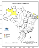 04/05/2026- Previsão de riscos geo-hidrológicos