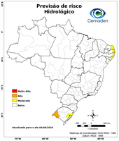 04/08/2026 - Previsão de riscos geo-hidrológicos