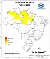 05/03/2025 - Previsão de Riscos Geo-Hidrológicos