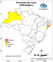 05/05/2025 - Previsão de riscos geo-hidrológicos