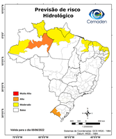 05/06/2022 - Previsão de riscos geo-hidrológicos