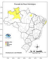 05/06/2026- Previsão de riscos geo-hidrológicos