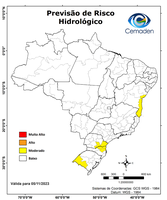 05/11/2023 - Previsão de riscos geo-hidrológicos