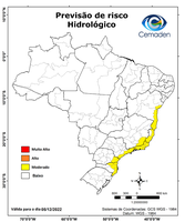 05/12/2022 - Previsão de riscos geo-hidrológicos
