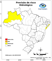 06/05/2025 - Previsão de riscos geo-hidrológicos