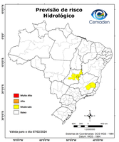 07/02/2024 - Previsão de Riscos Geo-Hidrológicos