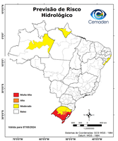 07/05/2024 - Previsão de riscos geo-hidrológicos