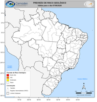 07/08/2026 - Previsão de riscos geo-hidrológicos