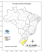 07/11/2025 - Previsão de Riscos Geo-Hidrológicos