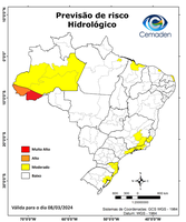 08/03/2024 - Previsão de Riscos Geo-Hidrológicos