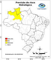 08/06/2026 - Previsão de Riscos Geo-Hidrológicos