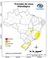 09/01/2024 - Previsão de Riscos Geo-Hidrológicos