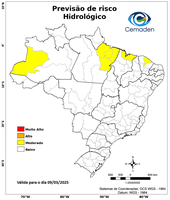 09/03/2025 - Previsão de Riscos Geo-Hidrológicos