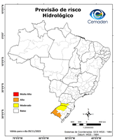 09/11/2023 - Previsão de Riscos Geo-Hidrológicos