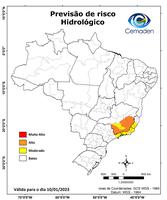 10/01/2023 - Previsão de riscos geo-hidrológicos