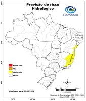 10/01/2025 - Previsão de Riscos Geo-Hidrológicos