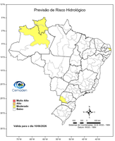 10/06/2026 - Previsão de Riscos Geo-Hidrológicos