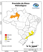 12/03/2023 - Previsão de Riscos Geo-hidrológicos