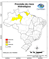 11/05/2023 - Previsão de Risco Geo-Hidrológicos