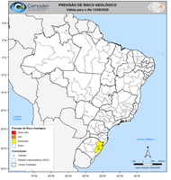 12/08/2026 - Previsão de riscos geo-hidrológicos