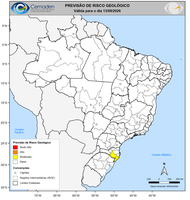 13/08/2026 - Previsão de riscos geo-hidrológicos