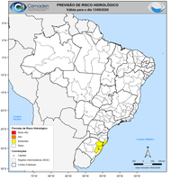 13/08/2026 - Previsão de riscos geo-hidrológicos