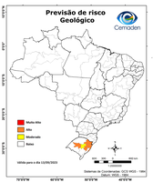 13/09/2023 - Previsão de Riscos Geo-hidrológicos