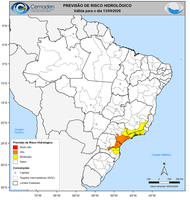 13/09/2026 - Previsão de Riscos Geo-Hidrológicos