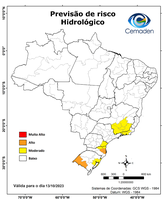 13/10/2023 - Previsão de riscos geo-hidrológicos