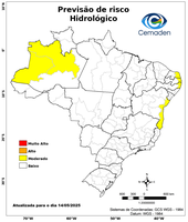 14/05/2025 - Previsão de riscos geo-hidrológicos