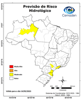 14/06/2023 - Previsão de Riscos Geo-hidrológicos