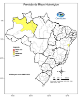 14/07/2025 - Previsão de Riscos Geo-Hidrológicos