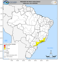 14/09/2026 - Previsão de Riscos Geo-Hidrológicos