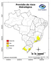 14/12/2021 - Previsão de riscos geo-hidrológicos