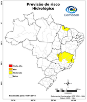16/01/2025 - Previsão de Riscos Geo-Hidrológicos