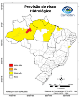 16/05/2021 – Previsão de Risco Geo-Hidrológicos