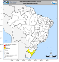 16/08/2026 - Previsão de Riscos Geo-Hidrológicos