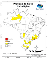 17/02/2023 - Previsão de Riscos Geo-hidrológicos