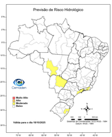 18/10/2025 - Previsão de Riscos Geo-Hidrológicos